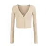 Cardigan de Punto Gris con Protección Solar de Manga Larga para Mujer Estilo Ligero Maduro de Principios de Otoño Conjunto de Dos Piezas Vestido Chaleco Adelgazante