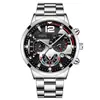 Comercio Exterior Más Vendidos Relojes para Hombre Moda Casual Relojes de Negocios Calendario Relojes de Cuarzo Relojes de Moda para Hombre Venta al por Mayor