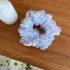 Estilo Coreano Doce Suave Malha Bolha Floral Prendedor de Cabelo Anel de Intestino Grosso Super Fada Coque Prendedor de Cabelo Acessórios de Cabelo Fofos