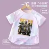 Camiseta de Manga Corta Delta Action 2026 Nuevo Verano Tie-Dye Top de Seda Helada Ropa de Secado Rápido Camiseta de Moda para Niños