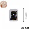 Protector de Cable con Estampado de Gato Negro Lindo para Uso en Teléfono Móvil - Tipo Anti-Rayaduras para Cable Cargador Tipo-C/Móvil