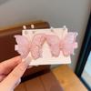 Horquilla de mariposa bordada súper inmortal para niñas, linda horquilla antigua Hanfu para el cabello, flequillo de princesa con clip lateral