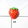 Nueva serie de frutas diy resina fresa piña sandía material de relleno para slime imanes para refrigerador accesorios