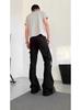 Pantalones Casuales de Bolsillo Plegado Resistentes Americanos de Comercio Exterior para Hombres y Mujeres Hip-Hop de Calle Alta Pantalones Rectos Sueltos de Gama Alta