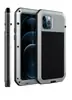 Adecuado para iPhone 17 Metal Tres Pruebas Manzana Funda de Teléfono para Exteriores Samsung S25 Ultra Sellada Anti-Caídas Funda Protectora