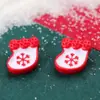 Serie Navideña Adornos para Uñas Papá Noel Muñeco de Nieve Reno Árbol de Navidad Caja de Regalo Armadura para Árbol Funda para Teléfono Móvil Adornos