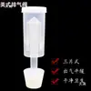 (Sello de agua de tres piezas) Válvula de aire unidireccional para vino casero, válvula de escape de sellado para fermentación de cerveza
