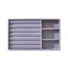 [Fabricante Original] Caja de Almacenamiento de Joyas de Terciopelo de Gran Capacidad con Bandeja Divisoria de Cajón Caja de Joyas