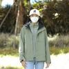 Otoño e Invierno Nueva Chaqueta Cortavientos Impermeable Cálida Transpirable Pareja Deportes al Aire Libre Casual Chaqueta Tres en Uno para Hombre