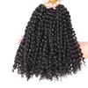 Comércio Exterior Europeu e Americano Peruca de bebê Mary trança suja trança espiral cabelo de crochê rabo de cavalo trança suja pequena cabelo cacheado pequeno de mola