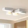 Luminária Geométrica Quadrada para Sala de Estar 2022 Nova Luminária Principal Minimalista Avançada Criativa Luminária de Teto Moderna Casual Espectro Completo