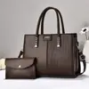 Bolso de mujer transfronterizo 2026 nuevo y elegante con bloques de color, bolsa grande, gran capacidad, elegante bolso tote de hombro para ir al trabajo, bolso para madre e hija