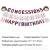 Amazon Béisbol Tema de Béisbol Suministros para Fiestas Decoración de Cumpleaños Platos de Papel Desechables Vasos de Papel Servilletas de Papel Manteles