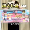 Juguetes de Casa de Juego para Niños Educativos Cocina Artificial Juguetes de Cocina Set de Vajilla para Niñas Caja de Regalo Grande Regalo Institucional