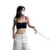 Nuevo Otoño/Invierno W6127 Ligeramente Ebria Sujetador Bandeau sin Tirantes Anti-Exposición Push-up Copa Palma Grande Lencería para Mujeres Transfronterizo