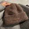 Otoño Invierno Venta al por Mayor Gorro Pulóver Fábrica de Origen Personalizado Circunferencia de Cabeza Grande Gorro Estilo Coreano Resistente al Viento Holgado Gorro para Protección de Orejas
