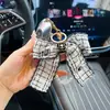 Nuevo Llavero Creativo de Camelia con Lazo Estilo Elegante Chanel Colgante Decorativo Coreano para Niñas