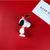 Chaveiro Cartoon Snoopy Charlie Pingente para Mochila Escolar Estudante Feminino Exquisito Fofo Criativo Casal Chaveiro de Carro