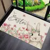 Alfombrillas de Suelo de Terciopelo de Cristal Transfronterizas Resistentes a las Manchas y Fáciles de Cuidar, Alfombrillas Decorativas de Pascua, Alfombrillas Antideslizantes Absorbentes de Agua y Aceite para el Hogar y la Cocina