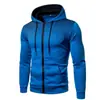 Sudadera con capucha y cremallera para hombre transfronteriza, diseño de retazos, cárdigan casual deportivo de manga larga, talla europea, adecuada para primavera y otoño