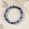 Lote Mixto de Pulseras Nuevas de Color Azul Aguamarina, Venta al por Mayor Transfronteriza de Pulseras con Cuentas de Hielo Roto y Ábaco