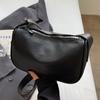 Bolso pequeño de color liso estilo coreano súper popular este año con textura de lichi, bandolera casual versátil para el trabajo, los viajes y el día a día para mujer