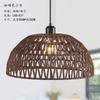 Estilo japonês corda de cânhamo tecido lustre silencioso estilo cama & café da manhã restaurante pastoral Tea Room Inn bar quarto Zen lâmpada artesanal