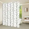 Cortina de ducha con forma de cubo de agua 3D transfronteriza, diseño de seda, impermeable, para baño, con guijarros, estéreo, disponible en comercio exterior.