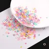 Uma variedade de estrelas amam lantejoulas pequenas cola de gota diy lama de cristal enchimento contas a laser roupas bolsa decoração de areia movediça
