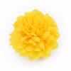 Simulación capas múltiples lasaña cabeza de crisantemo ping pong bola de crisantemo flor falsa de tela de seda cabeza de flor accesorio para ramillete y tocado DIY venta al por mayor