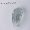 Acessórios de luminária de cristal bola de milho pingente de futebol luminária pingente lustre de sala de estar com furo gota d'água transparente