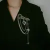Metal Pesado Borla Oscura Accesorios JK Traje Pin Retro Decoración de Ropa 2021 Nuevo Estilo Broche