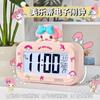 Muñeca Pacha Perro Linda Decoración Mini Despertador Reloj de Mesita de Noche para Estudiante Despertador Dormitorio Despertador Pequeño Multifuncional