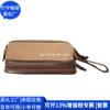 Bolsa Transversal de Lona RPET Camada Dupla, Necessaire, Bolsa de Armazenamento de Suprimentos para Viagem, Bolsa de Cosméticos, Fábrica de Personalização