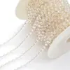 Accesorios para Joyería DIY Cadena al por Mayor Cadena de Cadena de Hierro Recubierto de Cobre con Cuentas de Cristal Materiales para Hacer Collares Pulseras Ropa
