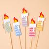 Estilo Coreano Celebridade da Internet Ins Banner Arco de Amor Colorido Logo Simples Versátil Criativo Decoração de Bolo de Aniversário Plug-in
