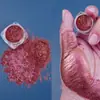 2025 Novo Pó de Unha Aurora Super Brilhante Transfronteiriço Camaleão Óptico Maquiagem de Alto Brilho Glitter para Sombras Phantom Neon