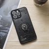 Funda de Teléfono y Cubierta Protectora para Aire de Marca de Moda Crow Heart Cross es Adecuada para Apple 13/14/15/16/17 Pro Max