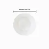 Prato Raso de Cerâmica Prato Raso Prato para Bife Ocidental Louça Redonda Produto Branco Prato Grande Branco Atacado de Pratos para Uso Doméstico