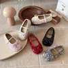 Zapatos Pequeños de Cuero Dopamine 2026 Primavera y Otoño Nuevos Estilo Coreano para Niñas Zapatos de Princesa Suela Suave con Lentejuelas y Mocasines de Boca Baja