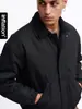 Chaqueta de Polar con Parches de Hilo Estilo Old Money para Hombre Jie Zhan 26 Otoño/Invierno Nuevo Retro Engrosada Cálida con Cremallera