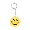 Lindo Llavero de Goma Suave de PVC con Expresión Accesorios para Mochila de Coche Accesorios de Cara Sonriente Fabricante Venta al por Mayor Colgante de Regalo Pequeño