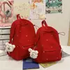 Mochila Escolar Versátil Estilo Coreano para Estudiantes de Secundaria y Preparatoria Femeninas, Fresca y Linda, Gran Capacidad, Linda Mochila de Doble Hombro para Viajes para Estudiantes Universitarios