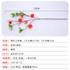 6 frutas simulação maçã decoração floral sala de estar mesa flor artificial frutas e vegetais ornamentos fruta simulação decoração macia arranjo de flores