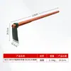 Azada para deshierbar de exterior con mango de madera, engrosada, multifuncional para uso doméstico, adecuada para deshierbar en tierras de cultivo y jardín, herramienta de jardinería