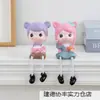 Decoración para el Hogar Sala de Estar Mobiliario para Bodas Colgantes de Pared Dibujos Animados Pareja Linda Muñeco Colgante Pequeños Regalos Pequeño Dorado