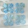 Piezas de Flor de Hortensia Quemada Simulada de 4 cm Pétalo Simulado Semiacabado Flor Artificial Accesorios de Decoración para Zapatos y Sombreros para el Hogar