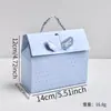 Mochila de conejo de dibujos animados para el Día de San Valentín chino, caja de dulces para temporada de graduación, regalo de cumpleaños, recuerdo para bebé, caja de regalo portátil, caja de papel