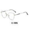 Comercio Exterior Nuevo Sudamericano Metal Anti-Luz Azul Ultraligero Montura de Gafas Moda Metal Miopía Montura de Gafas de Metal