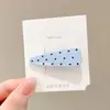 Pinza para el pelo de lunares de dopamina para mujer, Pinza lateral dulce y versátil, Pinza Bb linda, Pinzas de colores para flequillo y cabello, Pasador de moda